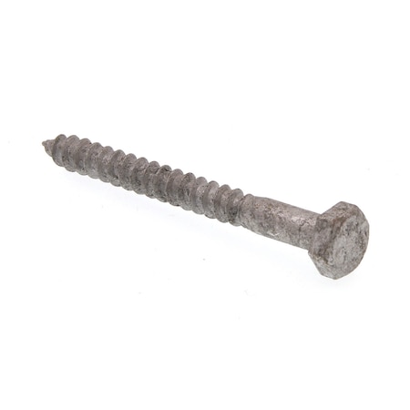 Prime-Line Hex Lag Screw 1/4in X 2-1/2in A307 Grade A Hot Dip Galvanized Steel 25PK 9055116